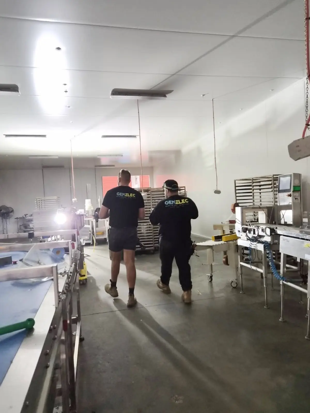 Commercial electrical wiring in strata building
