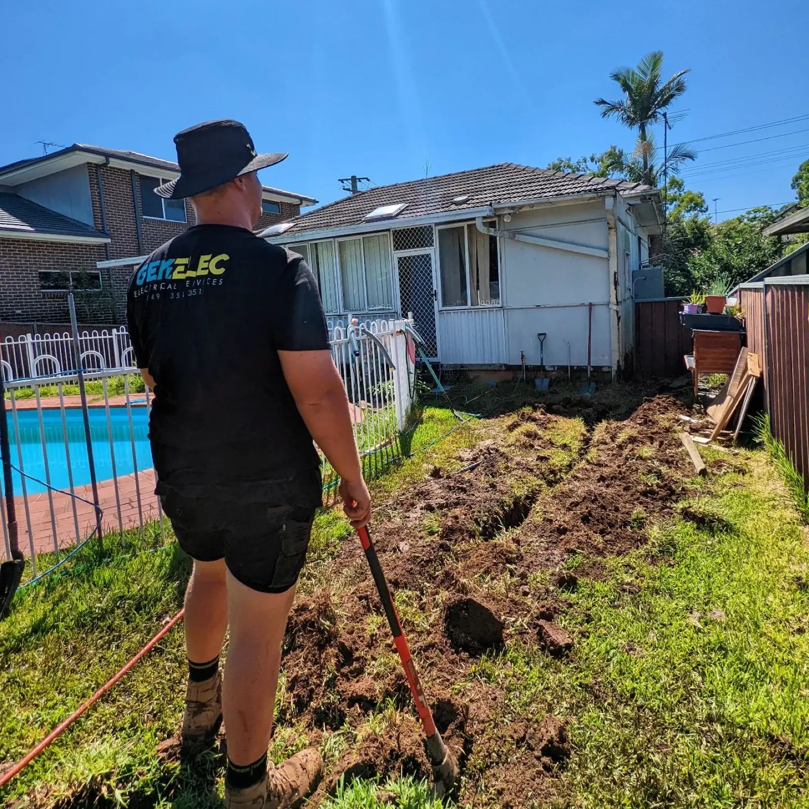 EV charger installation at Sydney home