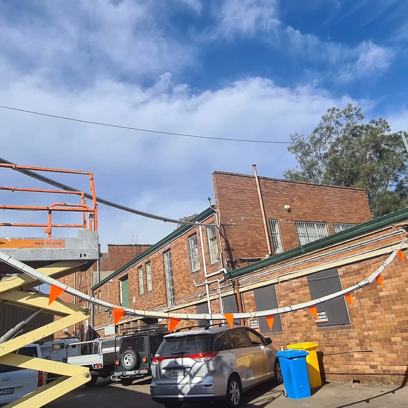 Commercial cable tray work completed by Gemelec for a Sydney site